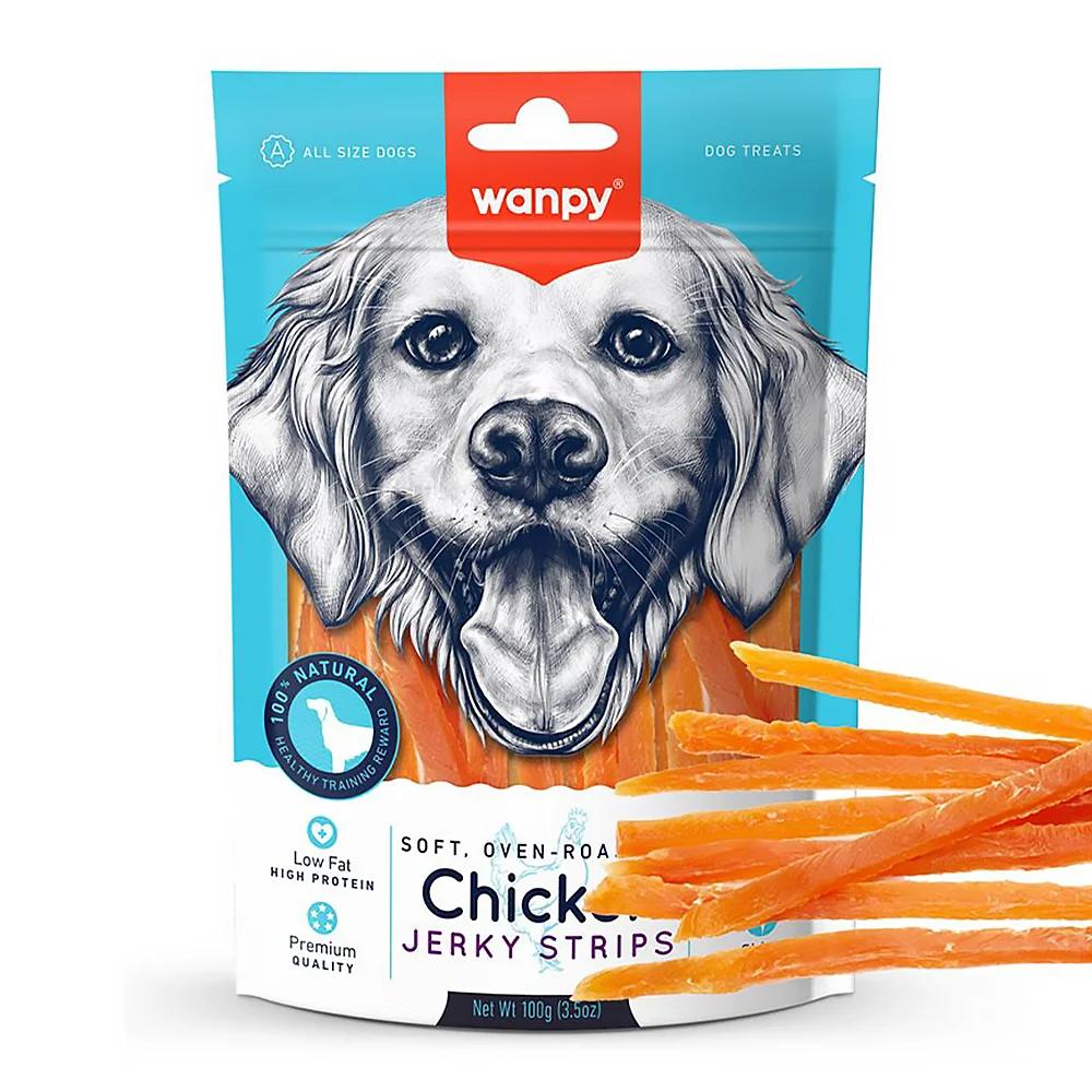 تشویقی سگ ونپی مرغ تند نواری